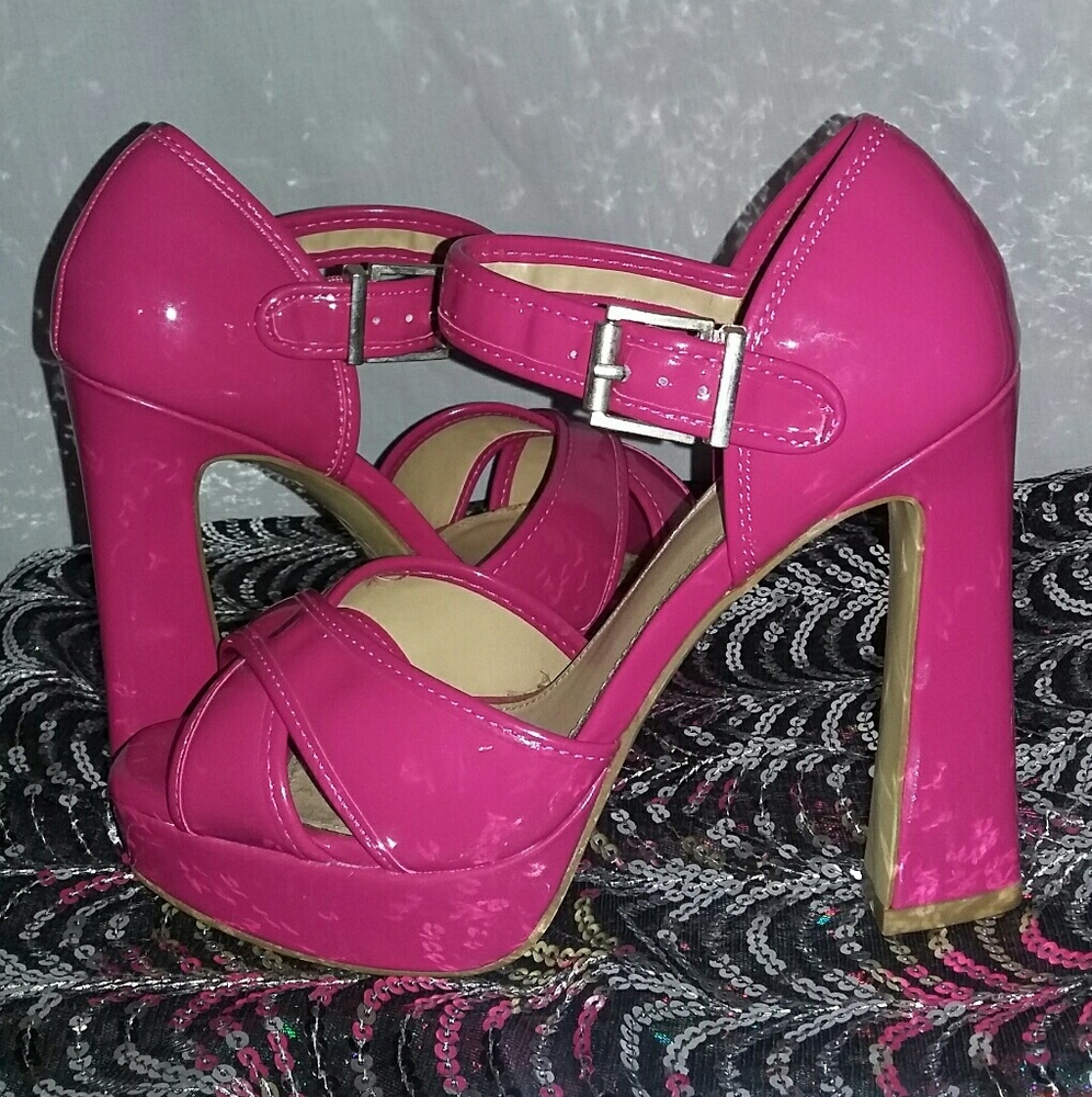 Cato like new pink open toe heels